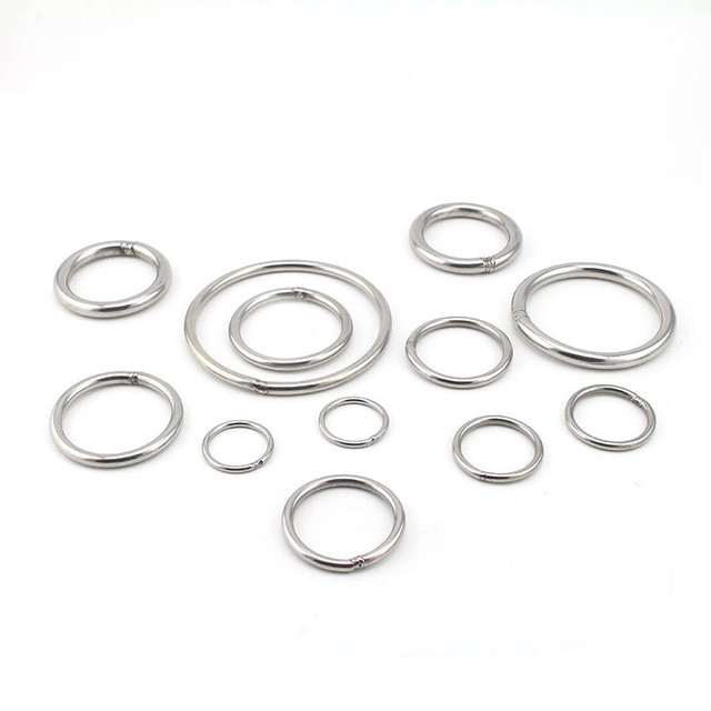 1/5/10Pcs 304 Stainless Steel Ring Welded Metal O Ring 20mm 30mm 40mm 50mm  60mm 80mm 100mm - AliExpress